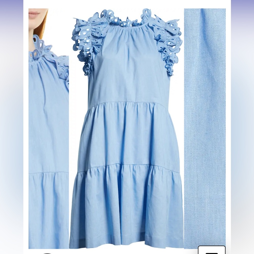 Lee Linen Blend Short Sleeve Dress
SEA